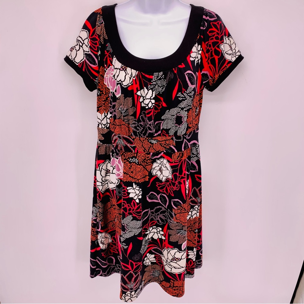 APT. 9 Floral Midi Dress Womens Size M